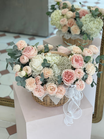 Vintage Pearl Basket