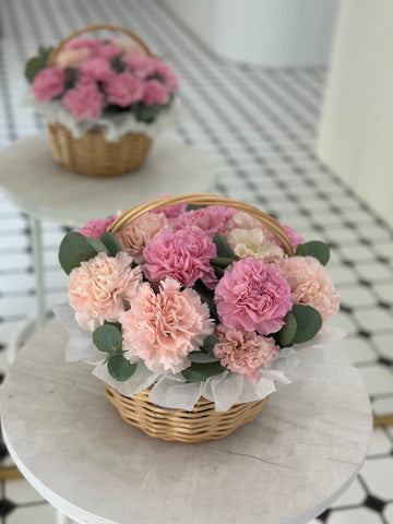 Peach & Mauve Garden Basket