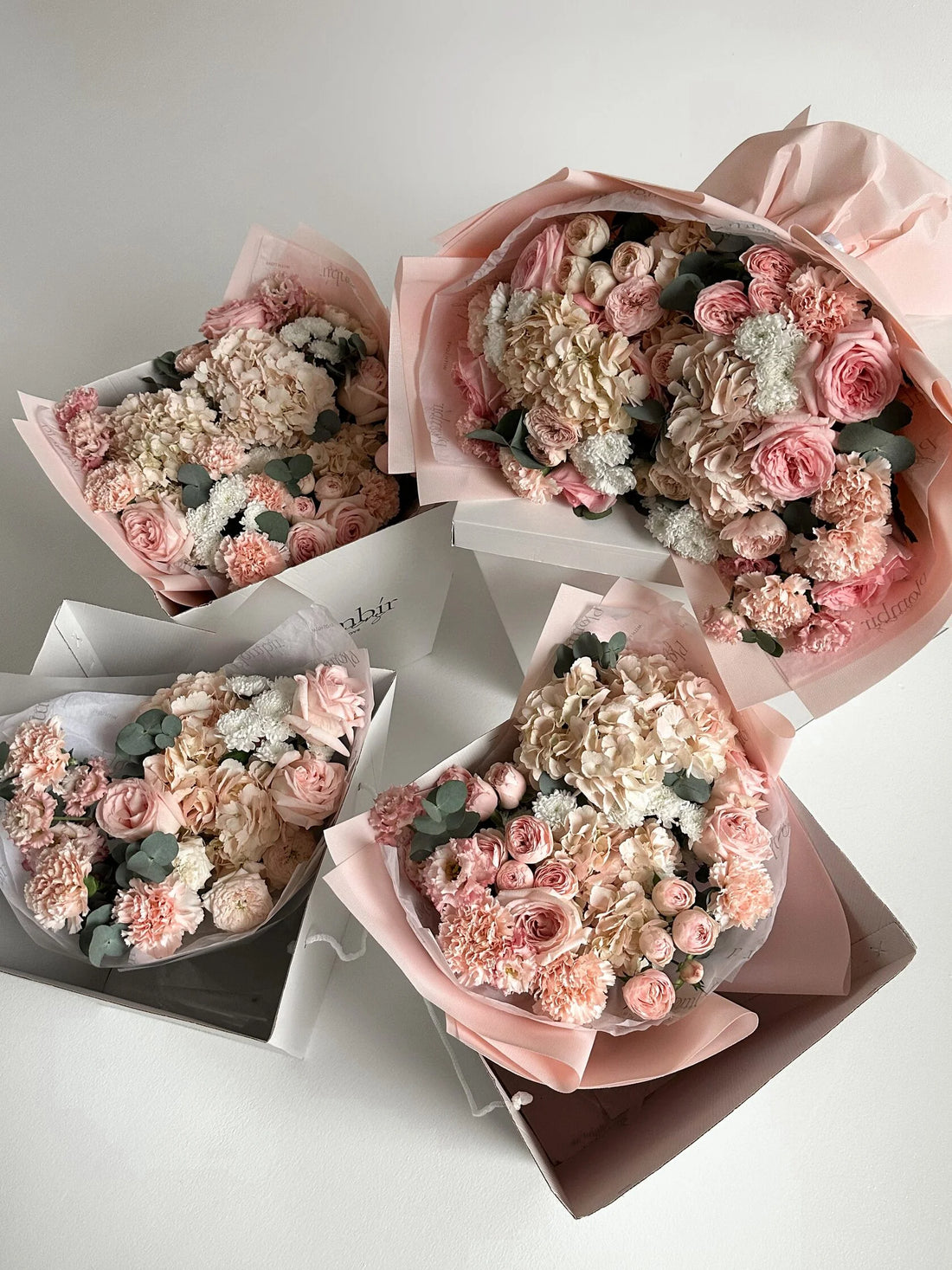 Blush Hydrangea & Rose Garden