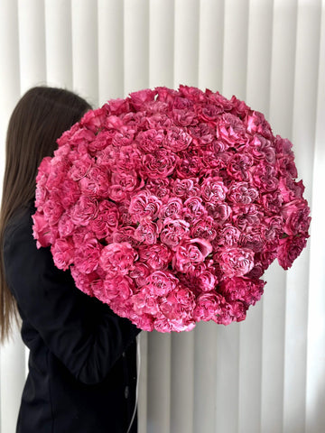 Blush & Mauve Ruffled Roses