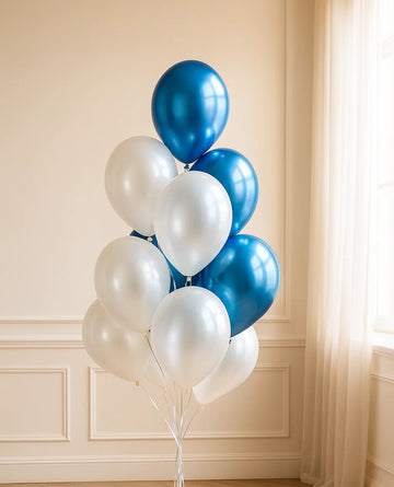Blue Glaze Balloons