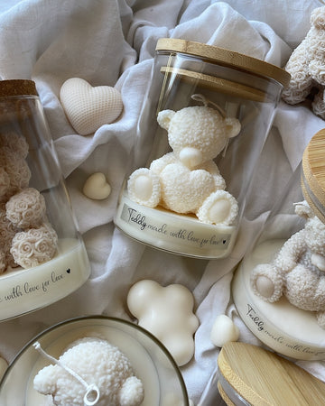 Teddy Love Candle Gift
