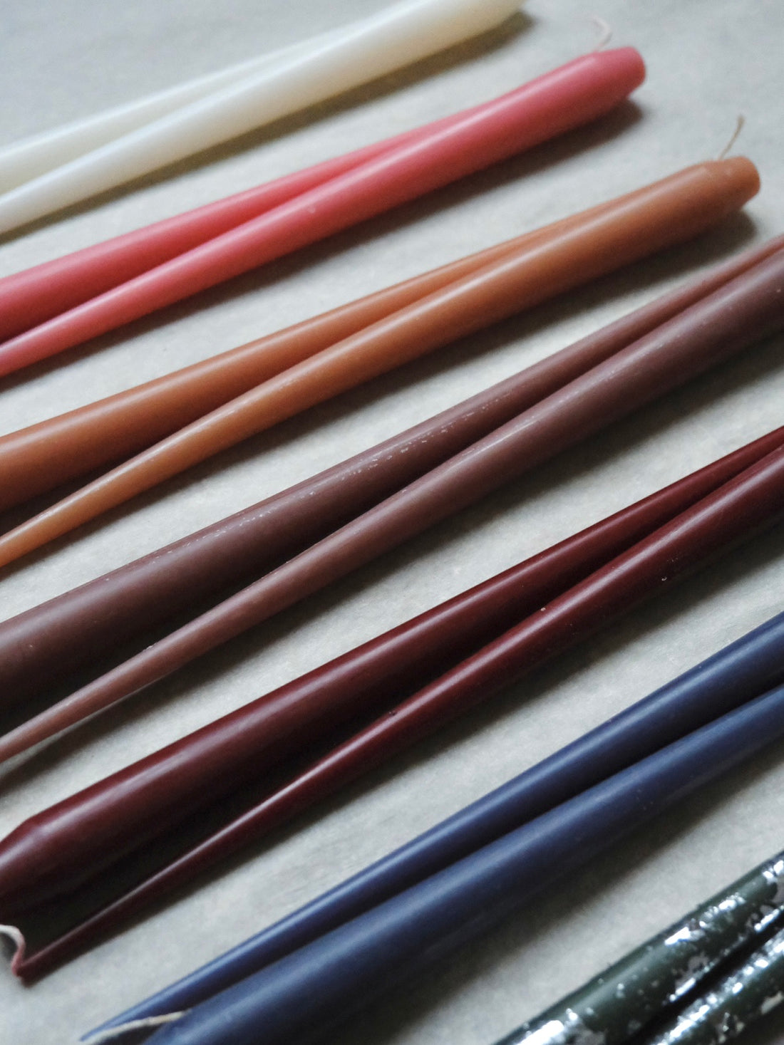 Nature Shades Taper Candles