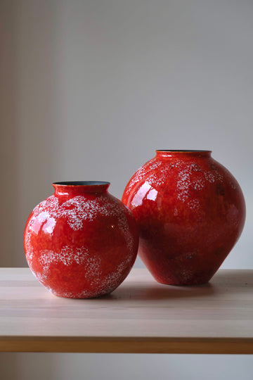 Ruby Calm Ceramic Vase